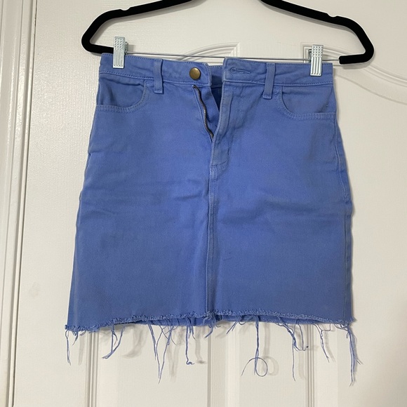 American Apparel Blue Jean Skirt Small - Picture 1 of 6